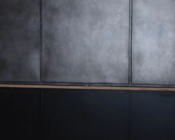 Grand Vaisselier Esprit Atelier Bois Massif Métal "Saturne Coeval" – Image 8