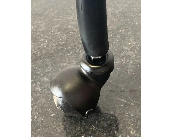 Fauteuil De Bureau Rétro En Cuir Vieilli Marron "Rétro" à Roulettes – Image 7