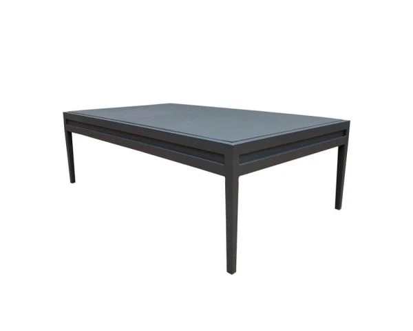 Table Basse Extérieure Rectangulaire En Aluminium Anthracite "Amboise" – Image 3