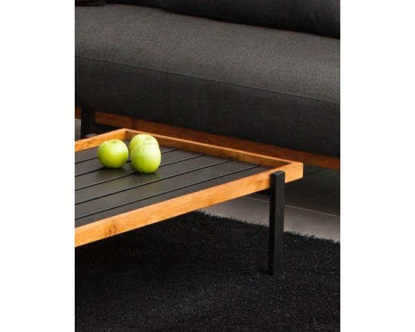 Table Basse Outdoor En Teck Et Aluminium "Maluku Island" – Image 2