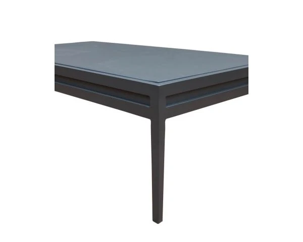 Table Basse Extérieure Rectangulaire En Aluminium Anthracite "Amboise" – Image 4
