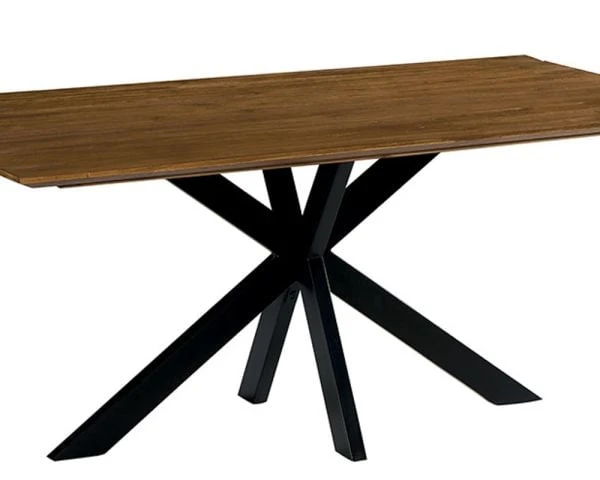 Table De Repas Avec Pieds Mikado Et Plateau En Teck 180 Cm "Copley" – Image 4