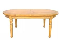 Table Ovale 180cm Chêne Massif "Antique"