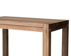 Table Mange-debout En Chêne Huilé Et Plateau Latté 120x70cm "Lodge Casita"