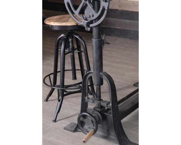 Table Réglable Pieds Industriels En 150 Cm "Manivelle" – Image 7