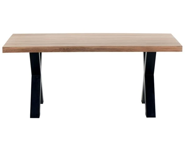 Table De Repas En Chêne Massif Huilé Et Pieds X 180 Cm "Cleveland" – Image 2