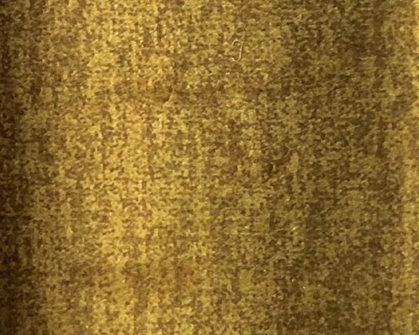 Canapé 3 Places Ocre Pieds Métal Et Toucher Velours "Hasting" – Image 6